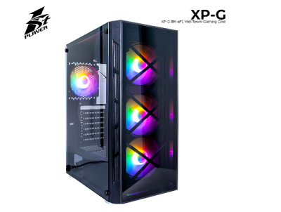 Gaming Case 1stplayer 1STPLR-XP-G-BK-4F1 გეიმინგ ქეისი